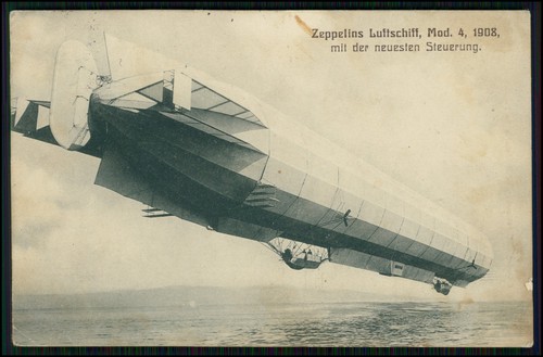 Luftschiff zeppelin - ak,