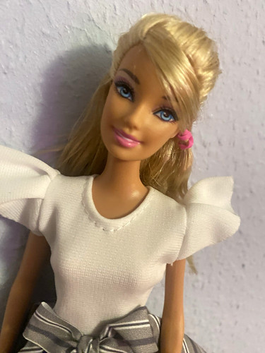 Barbie modepuppe blond blaue - barbie,