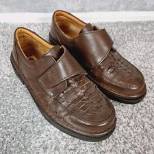 Enrico Mori 41 Loafer Halbschuh Cognac Braun Leder Schuhe Handmade Neu 