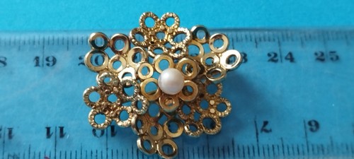Attraktive vintage brosche - attraktive,