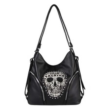 Damen totenkopf tasche - totenkopf,