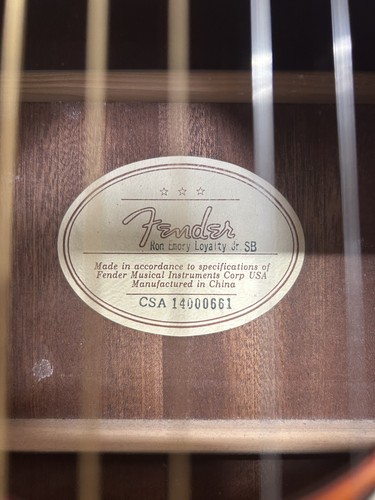 Seltene parlour guitar fender - seltene,