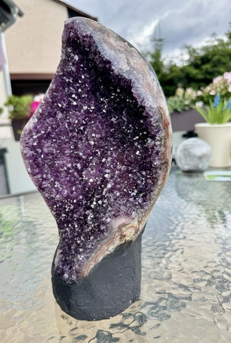 Große amethyst druse aus - amethyst-druse,