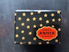 Blechdose Cigaretten Rapier von Manoli, Berlin, 50er Dose,  Lucian Bernhard
