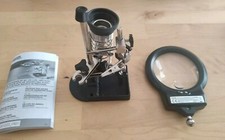 Feinmechaniker Halter Mit LED Lupe Justierbare Halteklammern Platine Lötkolben 
