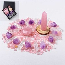 Spitzen Quarzkristallen Heilsteine Mineralien Kristalle Chakra Edelsteine Set