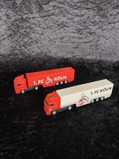 1.Fc Köln Fan Artikel Werbe Artikel LKW Sammler Spielzeug 2er Set Fußball Modell