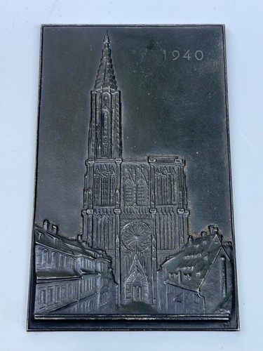 Lauchhammer plakette kunstguss - plakette,