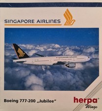 Herpa Wings-Singapore Airlines- 1:500-Boeing 777-200-Jubilee-OVP