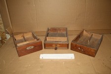 3x antike Schublade Holz alt