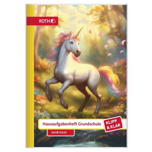 Roth hausaufgabenheft klipp - hausaufgabenheft, &