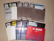 10 Mini Disketten verschiedene Marken  2S/4D-MD 5 1/4 Zoll Floppy Disk