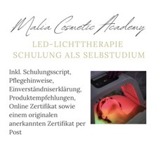 LED Lichttherapie Schulung als