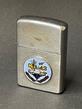 Penguin USS Coral Sea CVA-43 1964 Adm. P.N. Charbonnet, Vintage Lighter