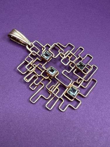 Anhänger silber 835 vergoldet - anhänger,