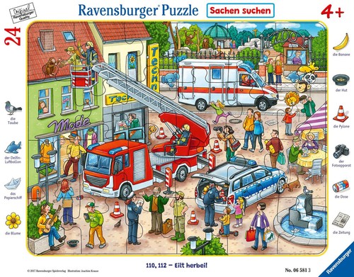 Rahmenpuzzle ravensburger 110 - ravensburger,