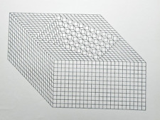 Erwin Heerich handsigniert nummeriert Klischeedruck 1968 "Aus der Reihe der ...