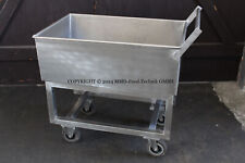 Sailer Edelstahl Wagen, Transportwagen, Schubwagen für Metzger, Fleischwagen