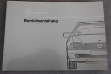 Mercedes Benz Betriebsanleitung SL-Klasse "129"  Bedienungsanleitung "Sep. 1992"