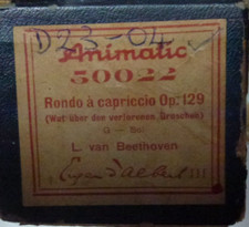 HUPFELD PIANO ROLL BEETHOVEN'S