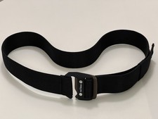 Tatonka Stretchbelt 38 mm schwarz | elastischer Gürtel mit Hakenverschluss | GUT