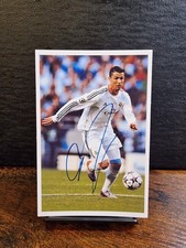 Cristiano Ronaldo Autogrammkarte Unterschrift CR7 Portugal