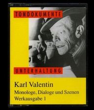 Karl VALENTIN★WERKAUSGABE 1–4★Monologe, Dialoge und Szenen★8-MC★fast NEUWERTIG★