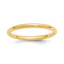14k Gelbgold Unisex Standard