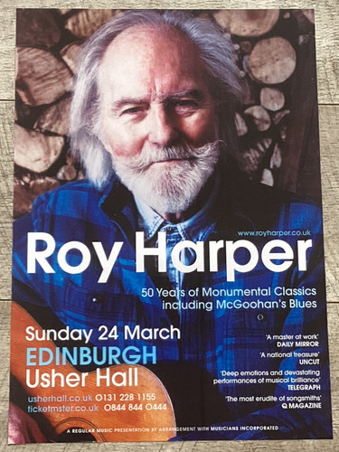 Roy harper edinburgh 2019 - edinburgh,