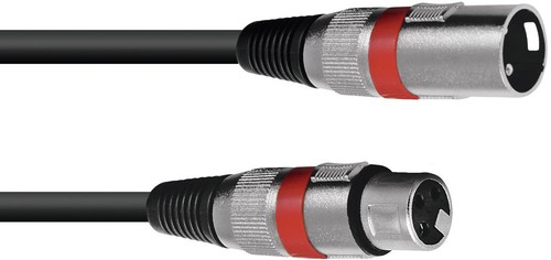 Omnitronic xlr kabel - 3pol, 0,5m