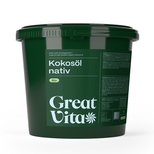 Greatvita bio kokosöl 5000 - kokosöl,