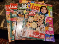 4 Zeitschriften mit Rezepten zu Weihnachten/Plätzchen