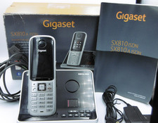 Gigaset SX810A ISDN Basisstat. Anrufbeantworter S810H Schnurlostelefon Gürtelcl.