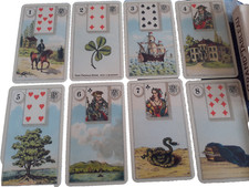 Lenormand Karten groß mit Anleitung + Lernkurs + esoterische Beigaben/Rituale !