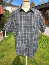Herrn Hemd Kurzarm XL Quattro Amici Pflegeleicht wie neu schwarz Kariert