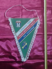 Alter Fußball Wimpel : TJ Vítkovice - AIK STOCKHOLM * UEFA CUP 1987/88