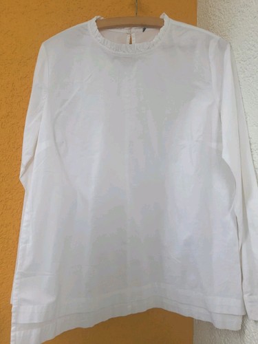 Weisse schlupfbluse mit - schlupfbluse,
