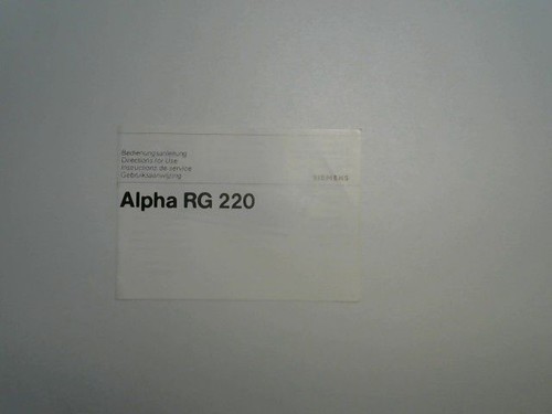 Siemens alpha 220 - rg,