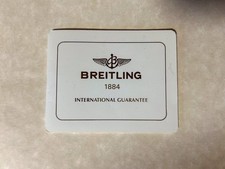 Breitling GARANTIEHEFT