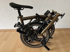 Brompton P-Line 12-Gang Bronze Sky metallic Wie Neu Lesen! Aus 06/25 CrMo/Titan!