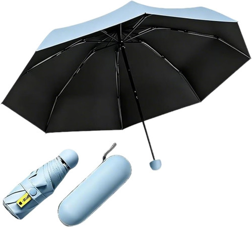 Mini regenschirm himmelblau - mini,