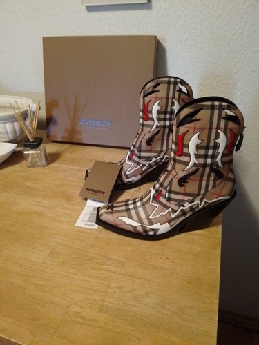 Burberry cowboy stiefel neu - cowboy, stiefel.