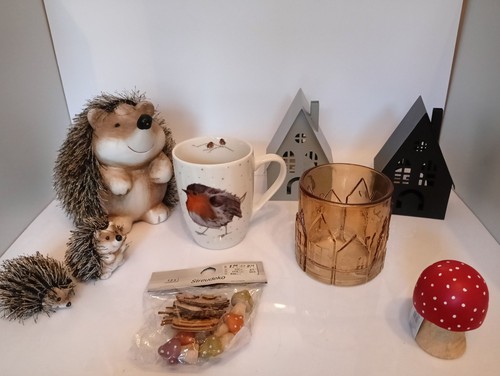 Herbst set igel windlicht - herbst,