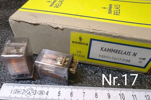Siemens kammrelais - 1x,