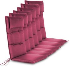 4x Stuhlauflagen Hochlehner