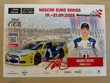 Andres Beers - original Autogramm signiert - NASCAR Euro Series - 2025