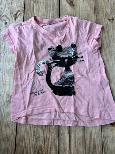 Shirt katze pailletten - katze,
