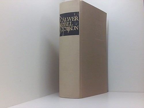 Calwer bibellexikon schlatter - bibellexikon,