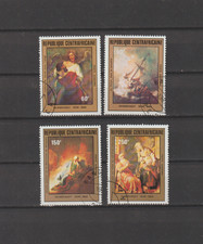 Rembrandt-Kompl.-Satz-Gemälde -gestempelt-1967-Zentralafrikanische Republik-TOP