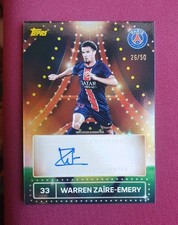 Topps PSG Team Set 24/25 Zaire Emery Auto /50